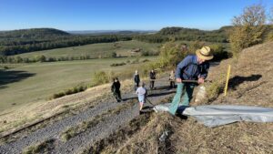 arbeiten im Steilhang 